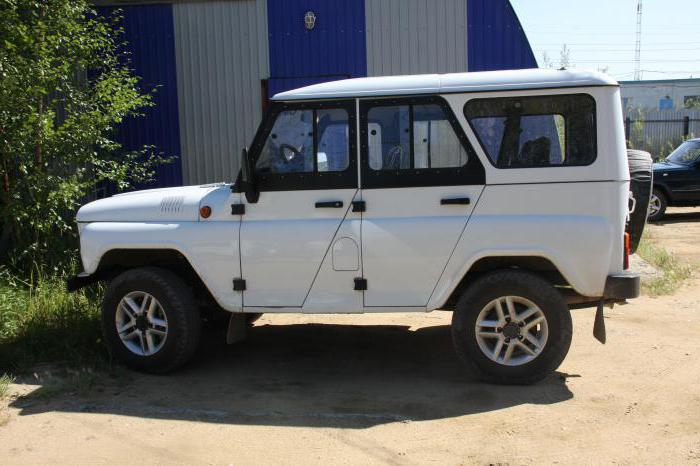 UAZ-315196: tervezési jellemzők és jellemzők