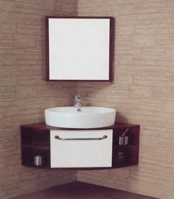 Fürdőszobabútor sarok - kiváló megoldás a kis szobákhoz