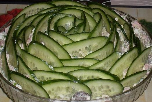 Üdülő saláta "Emerald": recept