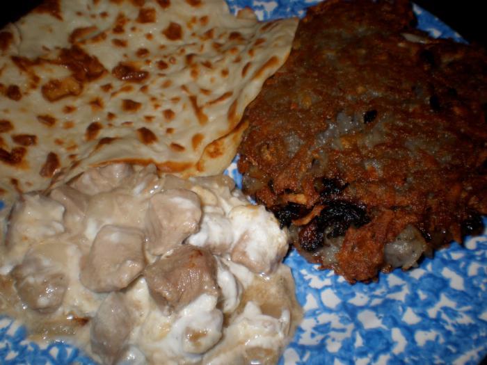 Recept mochanki palacsinta: sertés, csirke, gomba