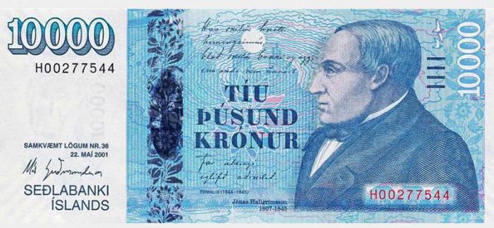 Izland pénzneme. Egy monetáris egység megjelenésének története. Devizaárfolyam