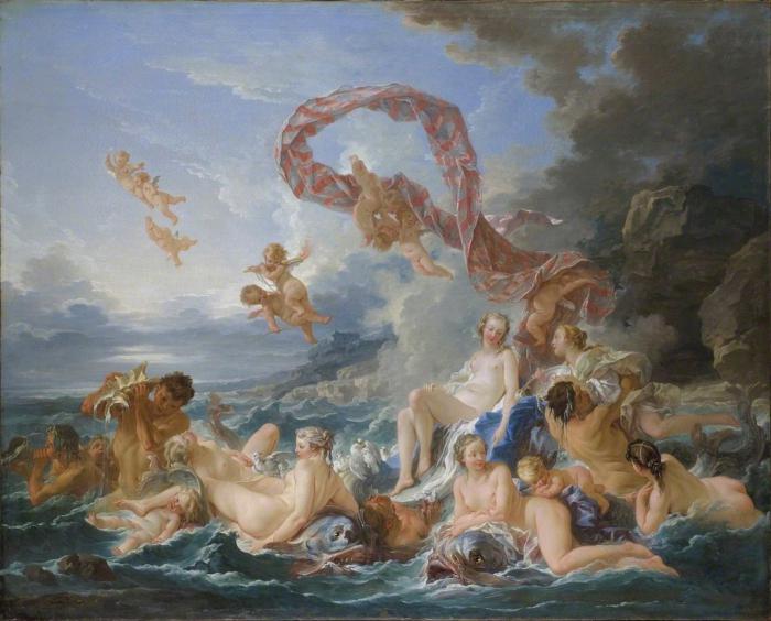 Francois Boucher: a híres festő képei