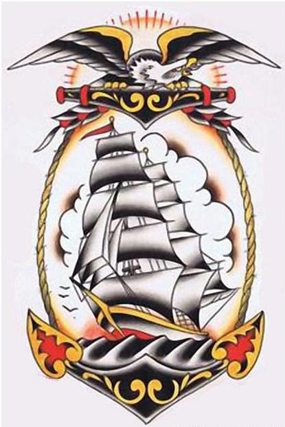Navy tetováló fotó