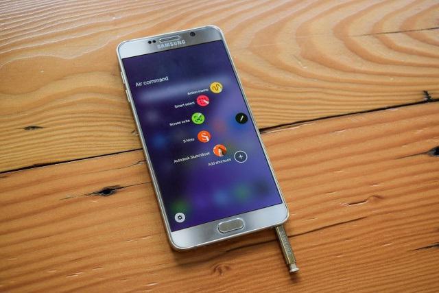 Smartphone Samsung Galaxy Note 5: áttekintés, leírás, kritériumok